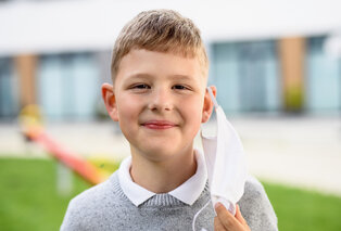 Set van 5 herbruikbare mondmaskers voor kinderen — 3