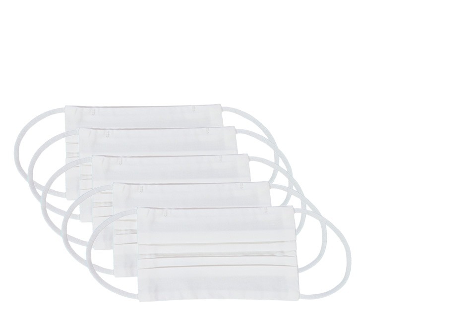 Set van 5 herbruikbare mondmaskers voor kinderen
