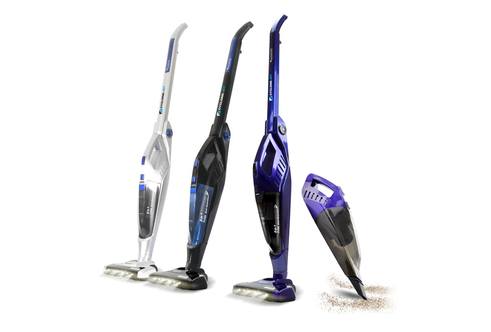 TurboTronic Stielstaubsauger mit flexiblem Arm