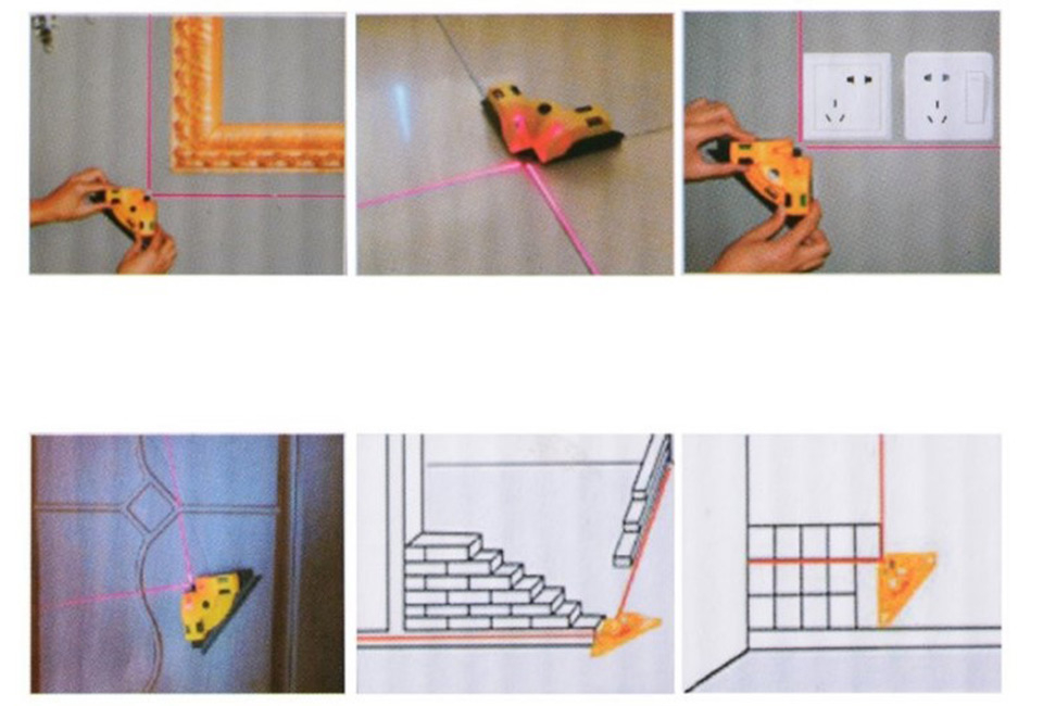 Laser d&rsquo;angle &agrave; 90&deg;