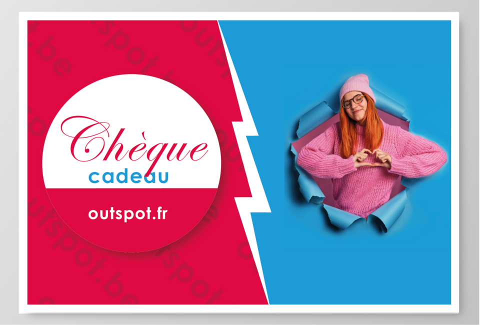 Bon cadeau valable sur toutes les offres publiées sur le site d'Outspot
