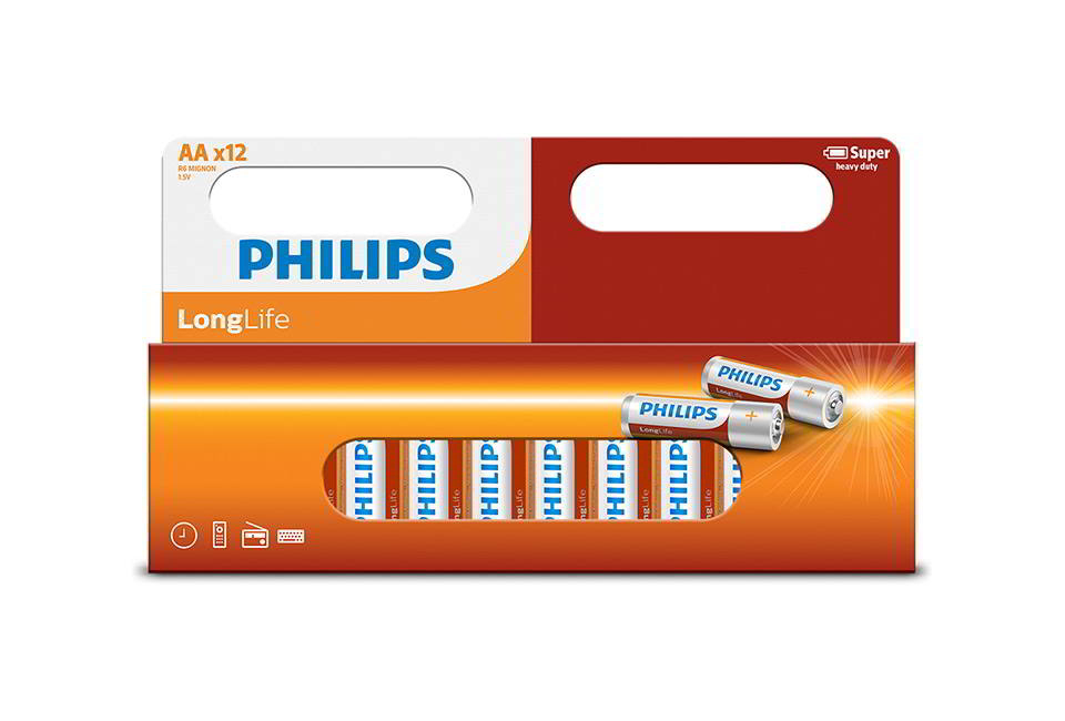 Megapack  AA of AAA Philips batterijen