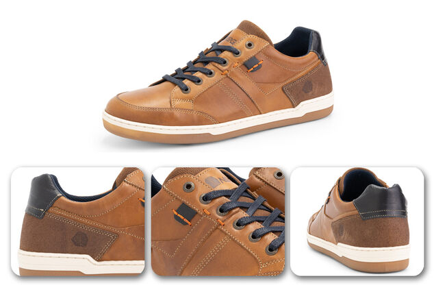 Sportliche Sneaker aus Leder für Herren