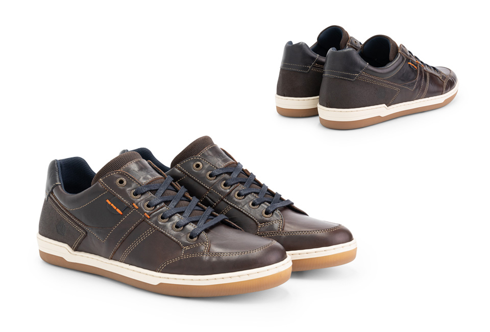 Sportliche Sneaker aus Leder für Herren