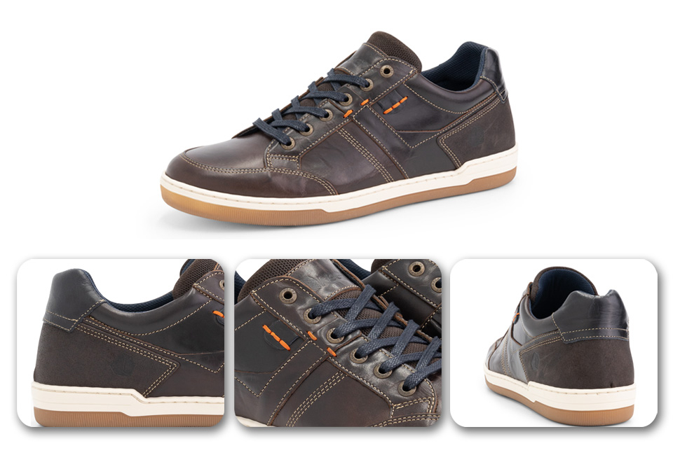 Sportliche Sneaker aus Leder für Herren