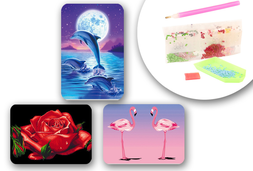 Kit per diamond painting