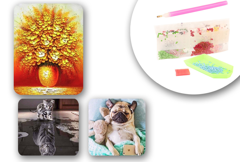 Kit per diamond painting