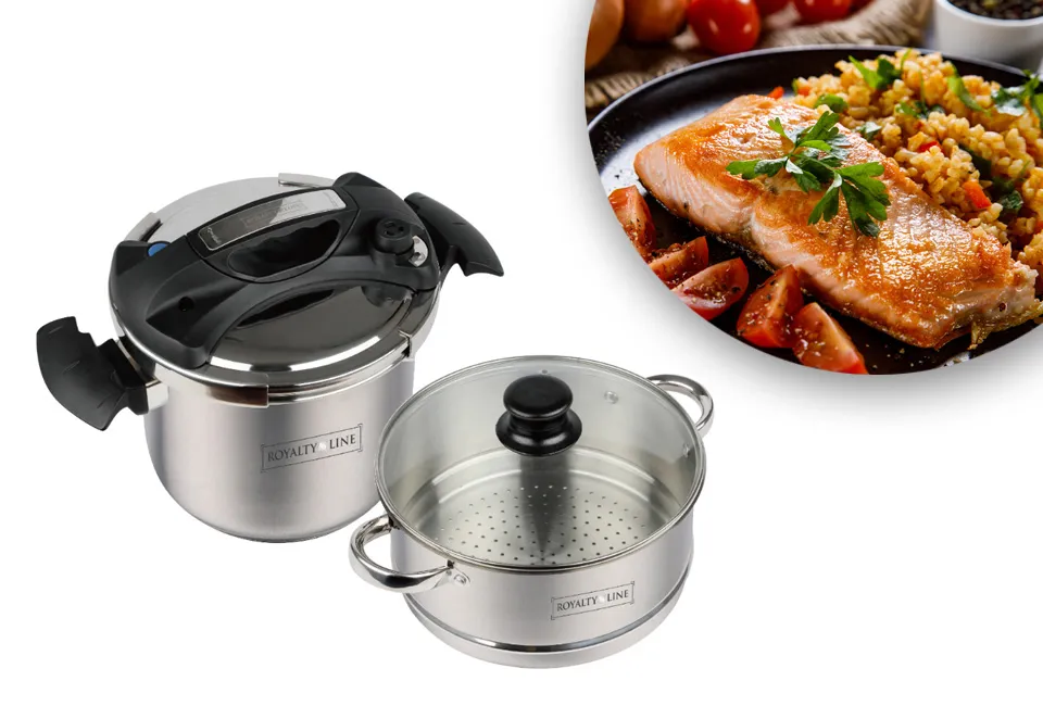 Pentola a pressione e cuoci couscous