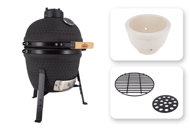 Kamado barbecue per il tavolo da giardino