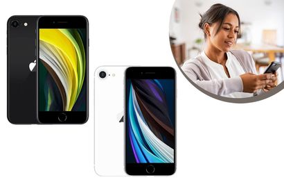 Refurbished iPhone SE2020 met gratis hoes en screenprotector — 7