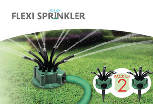 Set con 2 irrigatori da giardino flessibili — 2