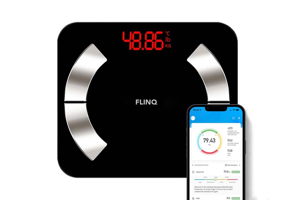 Bilancia smart con funzione Bluetooth