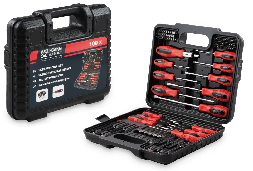 100-piece screwdriver set