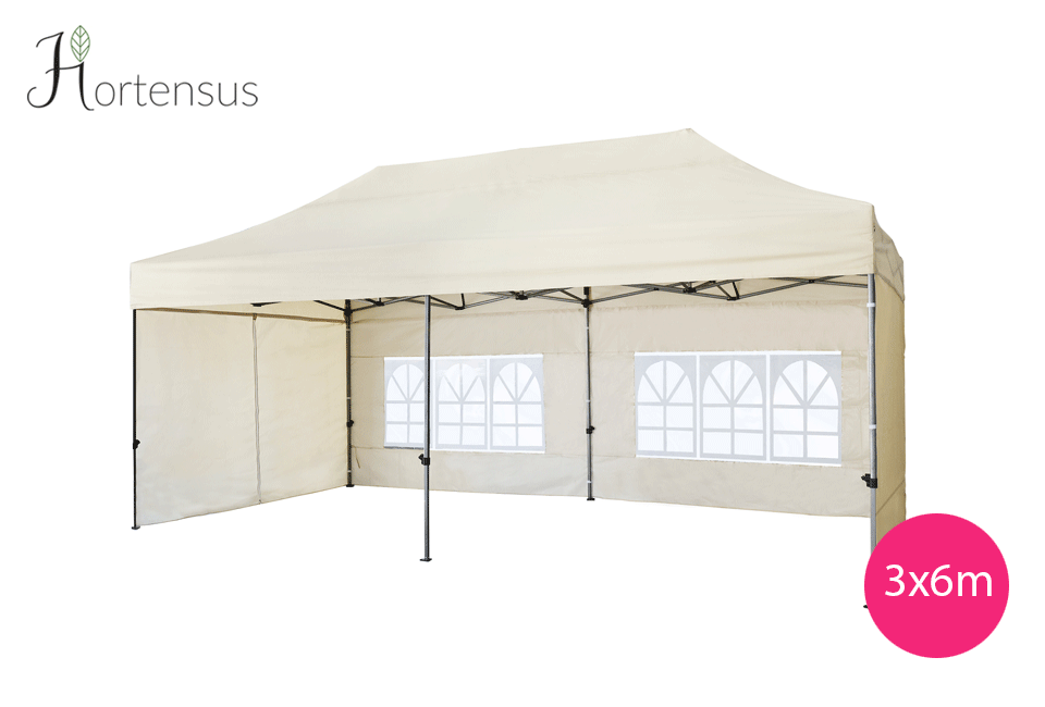Foldable pop-up marquee