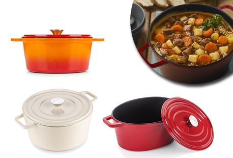 Gietijzeren pot voor winterse stoofpotjes