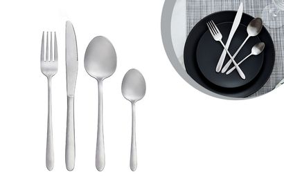 Set de couverts de 24, 39 ou 50 pièces en 3 couleurs — 14