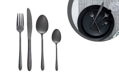 Set de couverts de 24, 39 ou 50 pièces en 3 couleurs — 12