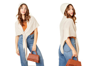 Poncho alla moda in diversi bellissimi colori — 3