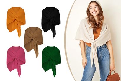Poncho alla moda in diversi bellissimi colori — 21