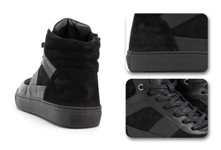 Baskets en cuir avec doublure en laine pour hommes et femmes — 4
