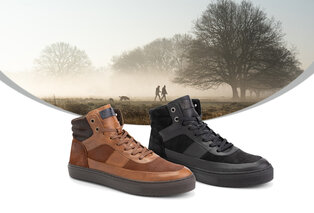 Baskets en cuir avec doublure en laine pour hommes et femmes — 9