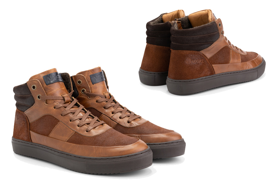 Baskets en cuir avec doublure en laine pour hommes et femmes