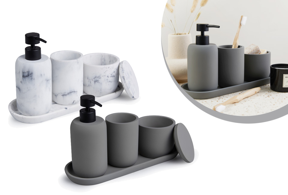 4-teilis Luxus Set Seife