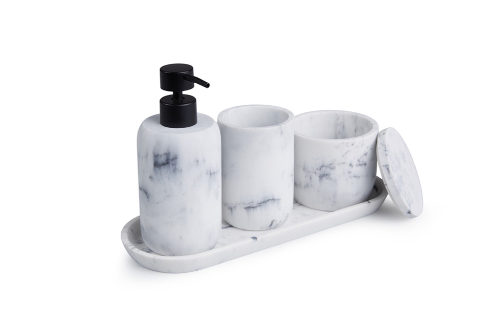 4-teilis Luxus Set Seife