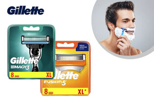 Set van 8 Gillette scheermesjes