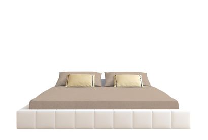 Conjunto de dois lençóis ajustáveis de algodão com elástico — 15