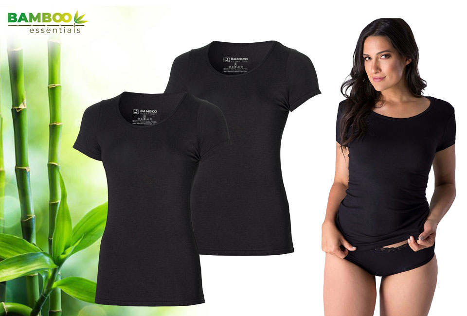 Two soft bamboo T-shirts