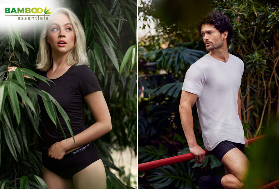 Two soft bamboo T-shirts