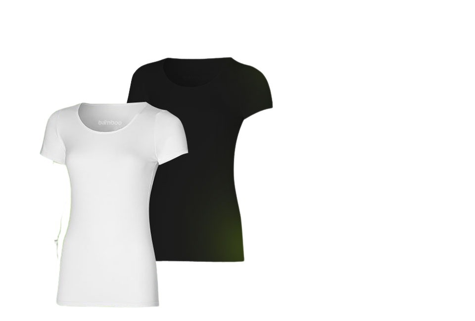 Two soft bamboo T-shirts