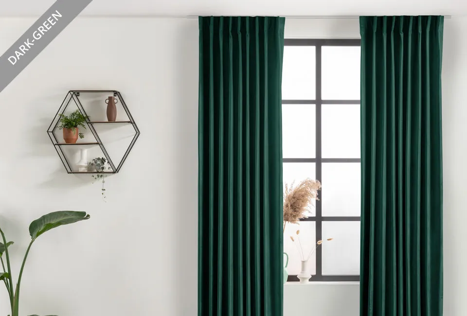 Velvet gordijnen