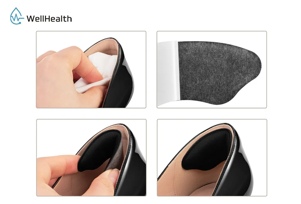 Self-adhesive heel protectors