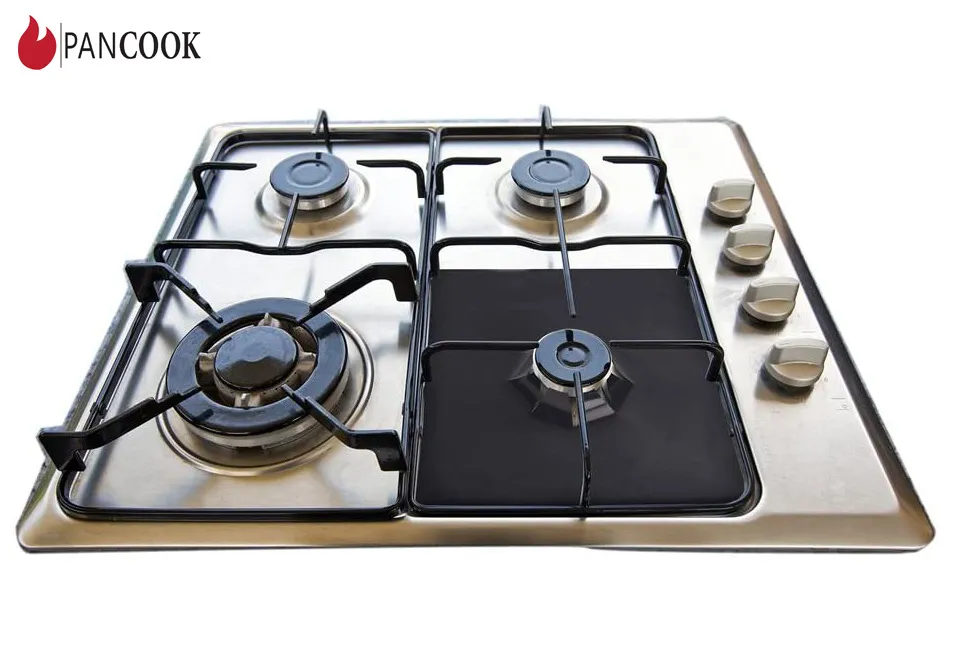 Set of 4 or 8 gas cooker protectors
