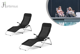 Set of best sale two sun loungers