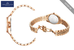 Elegante orologio da donna dal design classico di Christophe Duchamp — 3