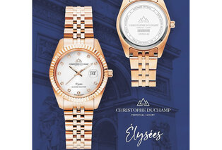 Elegante orologio da donna dal design classico di Christophe Duchamp — 4