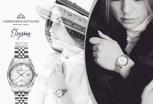 Elegante orologio da donna dal design classico di Christophe Duchamp — 7