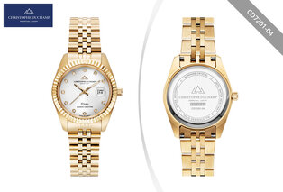 Elegante orologio da donna dal design classico di Christophe Duchamp — 8