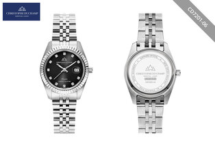 Elegante orologio da donna dal design classico di Christophe Duchamp — 10