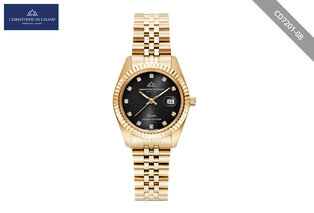 Elegante orologio da donna dal design classico di Christophe Duchamp — 13