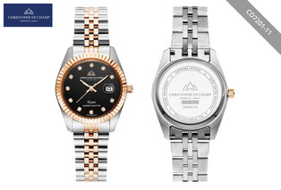 Elegante orologio da donna dal design classico di Christophe Duchamp — 16