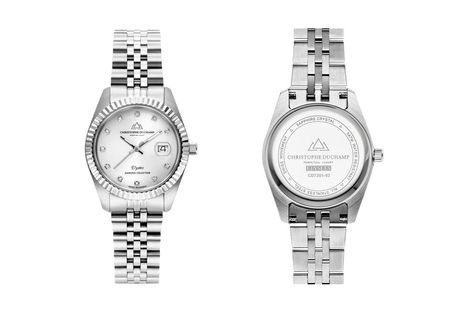 Elegante orologio da donna dal design classico di Christophe Duchamp