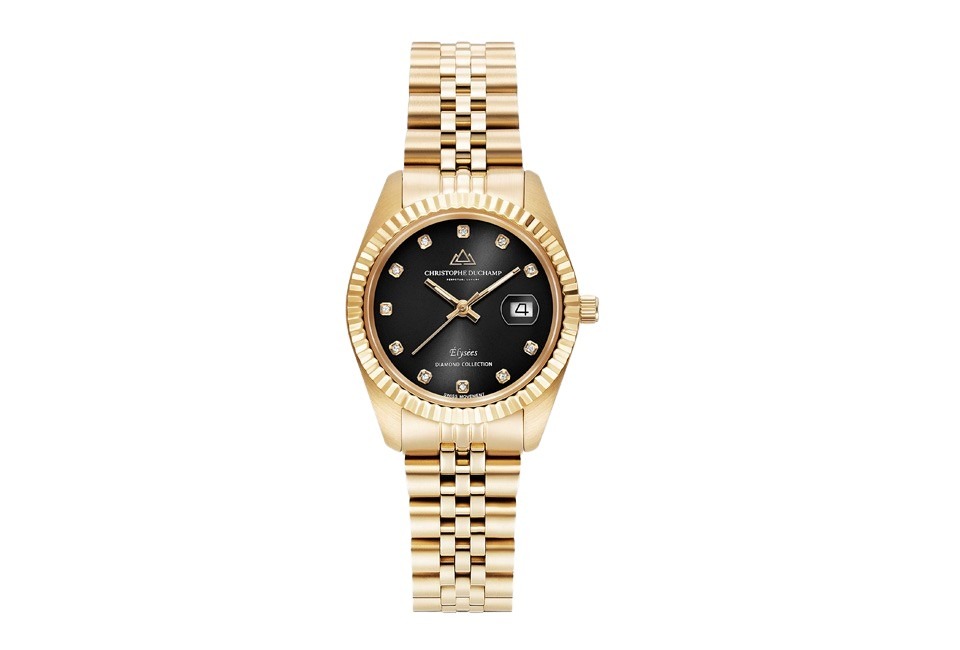 Elegante orologio da donna dal design classico di Christophe Duchamp