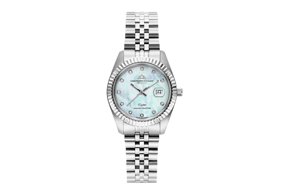 Elegante orologio da donna dal design classico di Christophe Duchamp