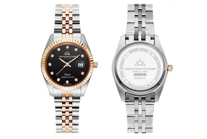 Elegante orologio da donna dal design classico di Christophe Duchamp — 28