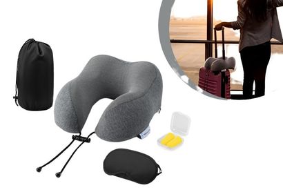 Kit de voyage 4 en 1 très pratique avec cale-nuque ergonomique — 9