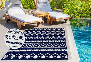 Tapis avec un design réversible pour l'intérieur et l'extérieur — 2